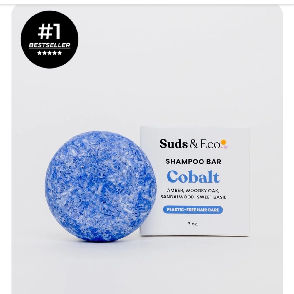 BNIB Suds & Co Cobalt Shampoo Bar